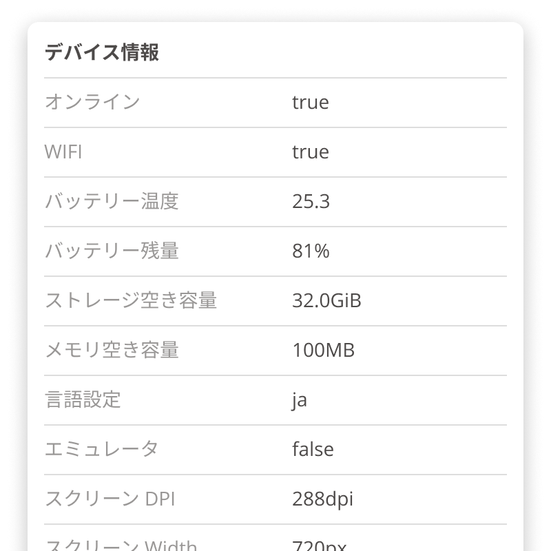 capture device info